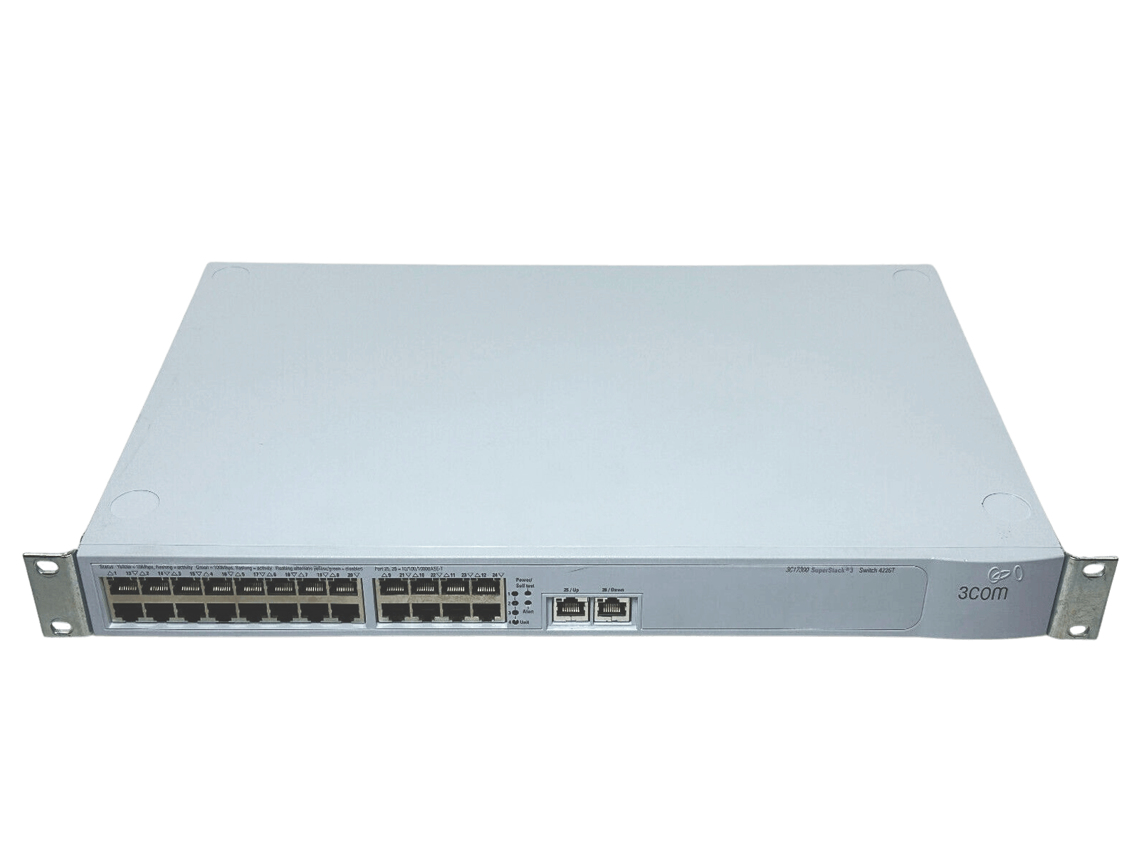 3Com SuperStack 3 Switch 4226T 24x 10/100 RJ-45 Port 2x 10/100/1000 RJ-45 Ports 3C17300.