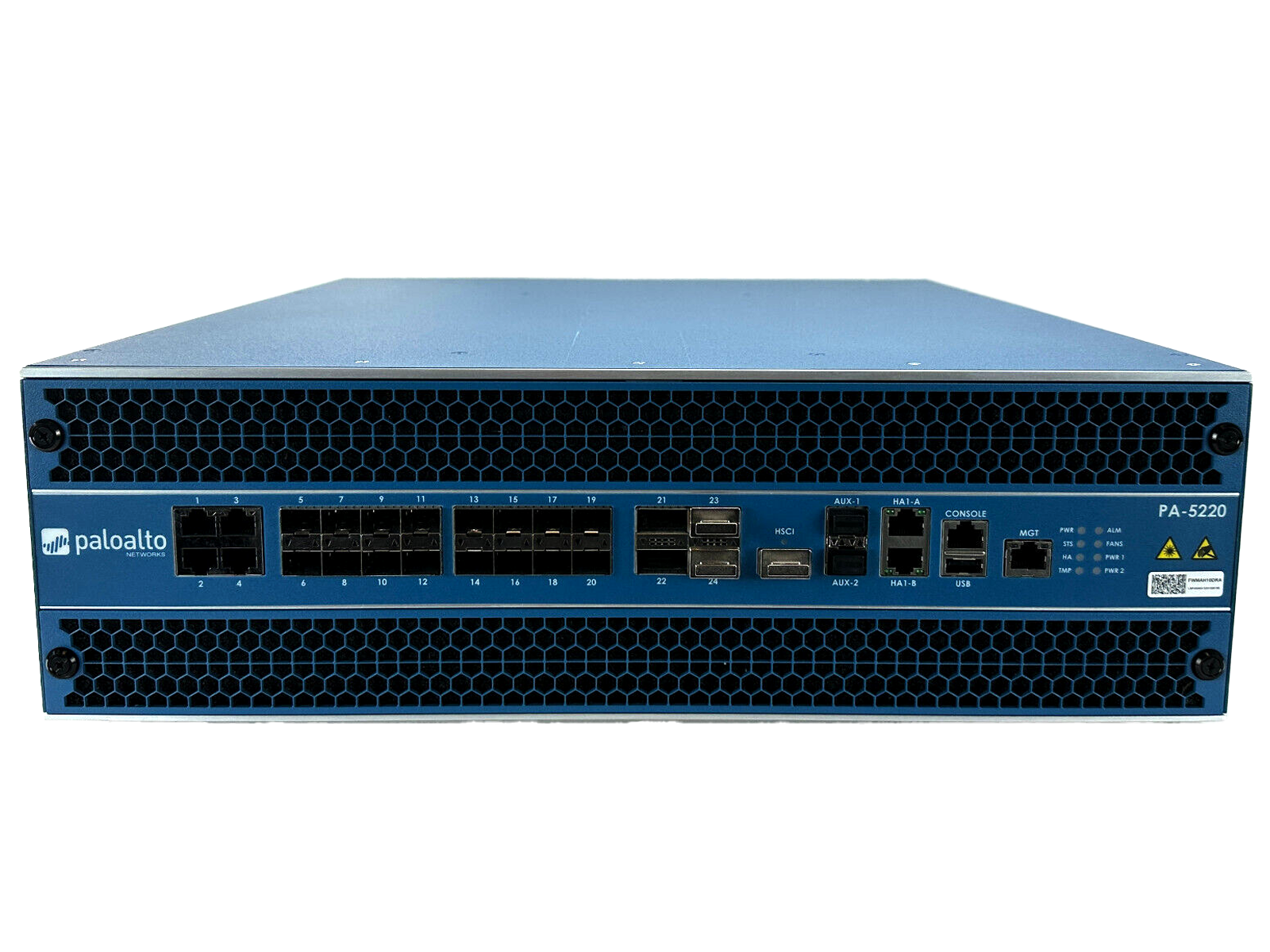 Palo Alto PA-5220 Next-Generation Firewall VPN Gateway 1/10/40GbE 2x PSU Rails PAN-PA-5220-DC.