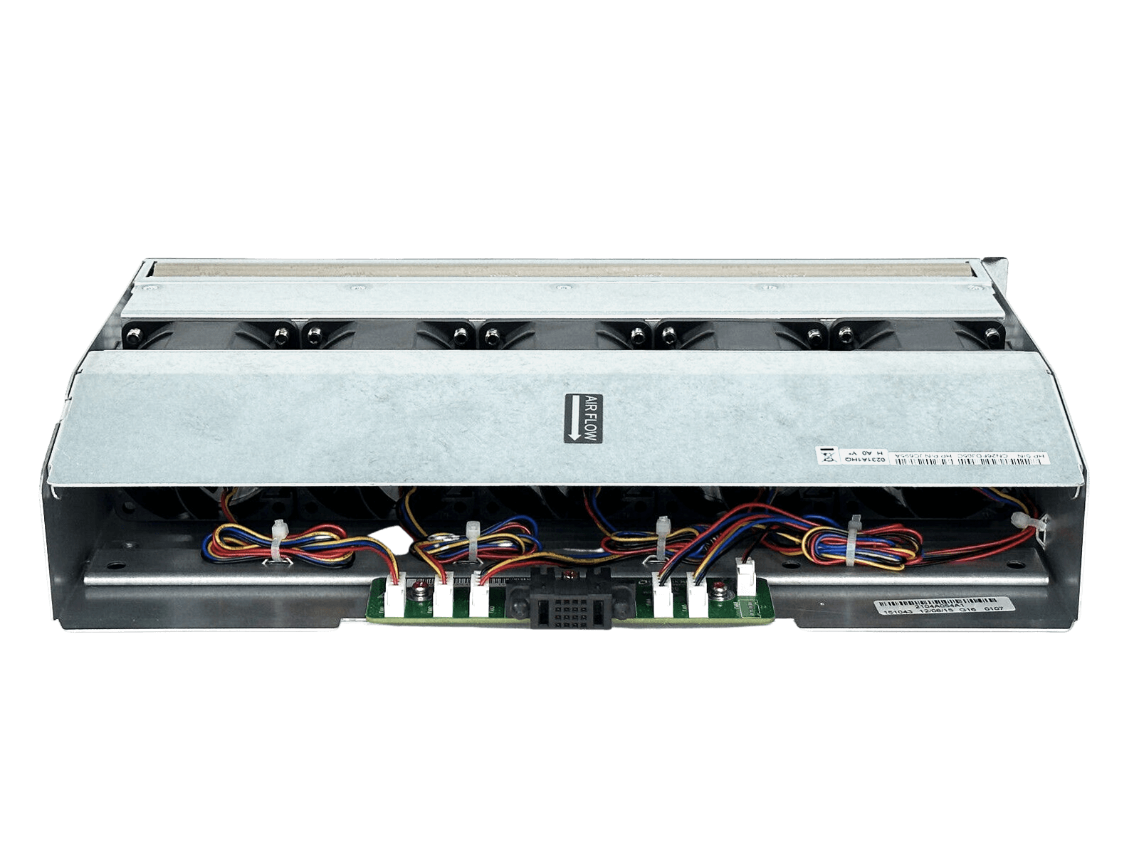 HPE JC695A A5830AF-96G Back (Power Side) to Front (Port Side) Airflow Fan Tray.
