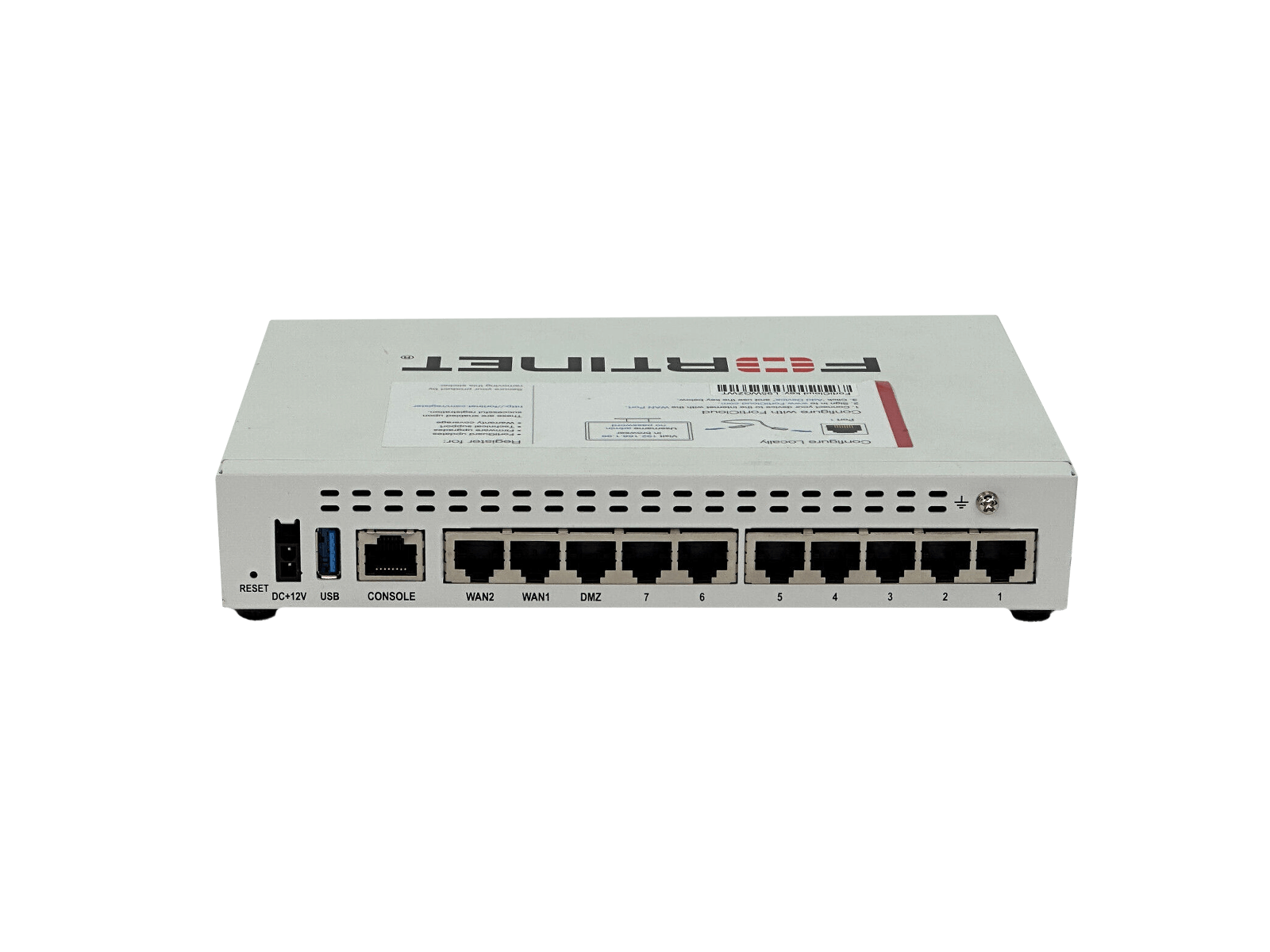 Fortinet FortiGate P18816-01-03 60E Next Generation Security Firewall 10x GE RJ45 WAN DMZ IPS.