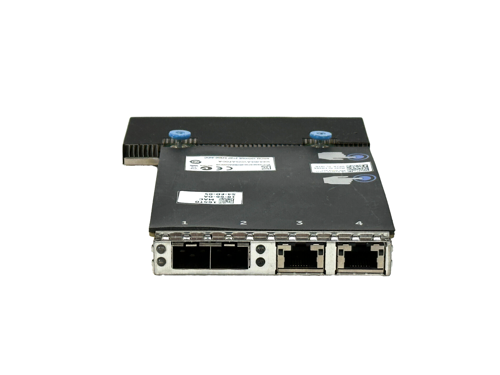 Dell Broadcom 57800S 4P 2x 10GbE SFP 2x 1GbE RJ-45 rNDC Network Daughter Card.