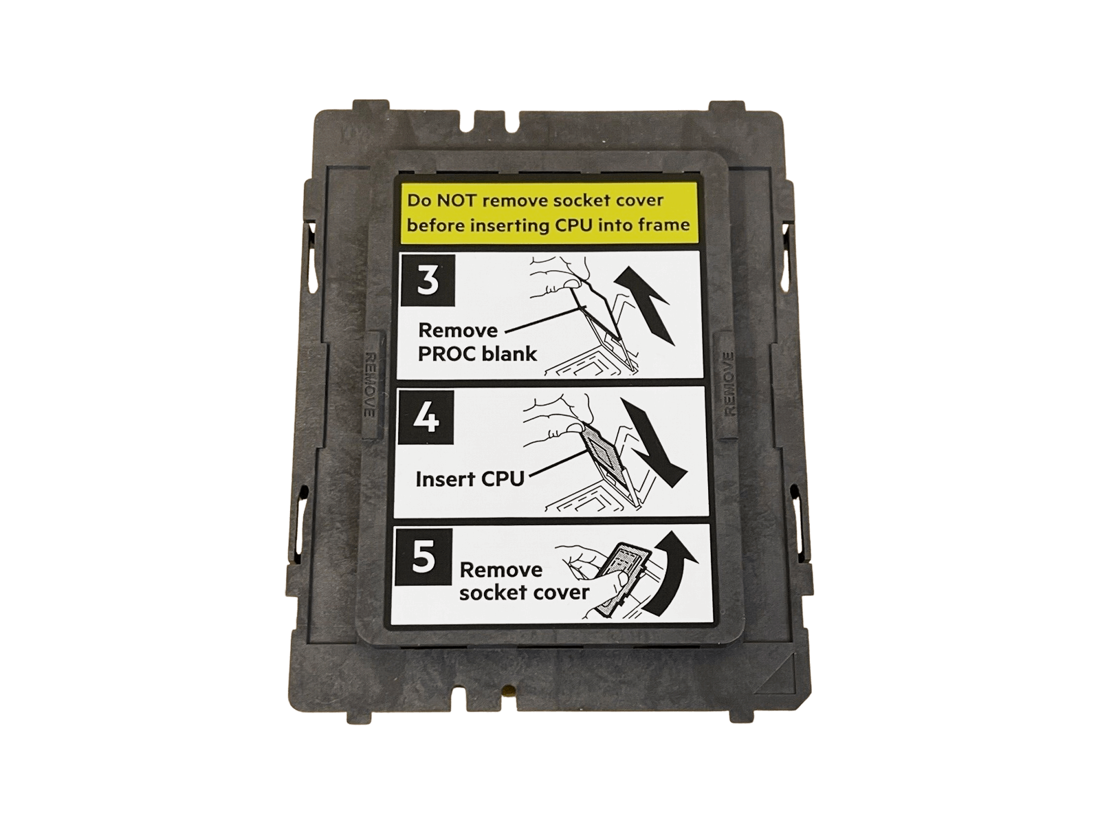 AMD CPU 2 Parts Protective Socket COVER SP3 EPYC Zen Ryzen TR4 sTRX4 SP3r3 SP3r2.