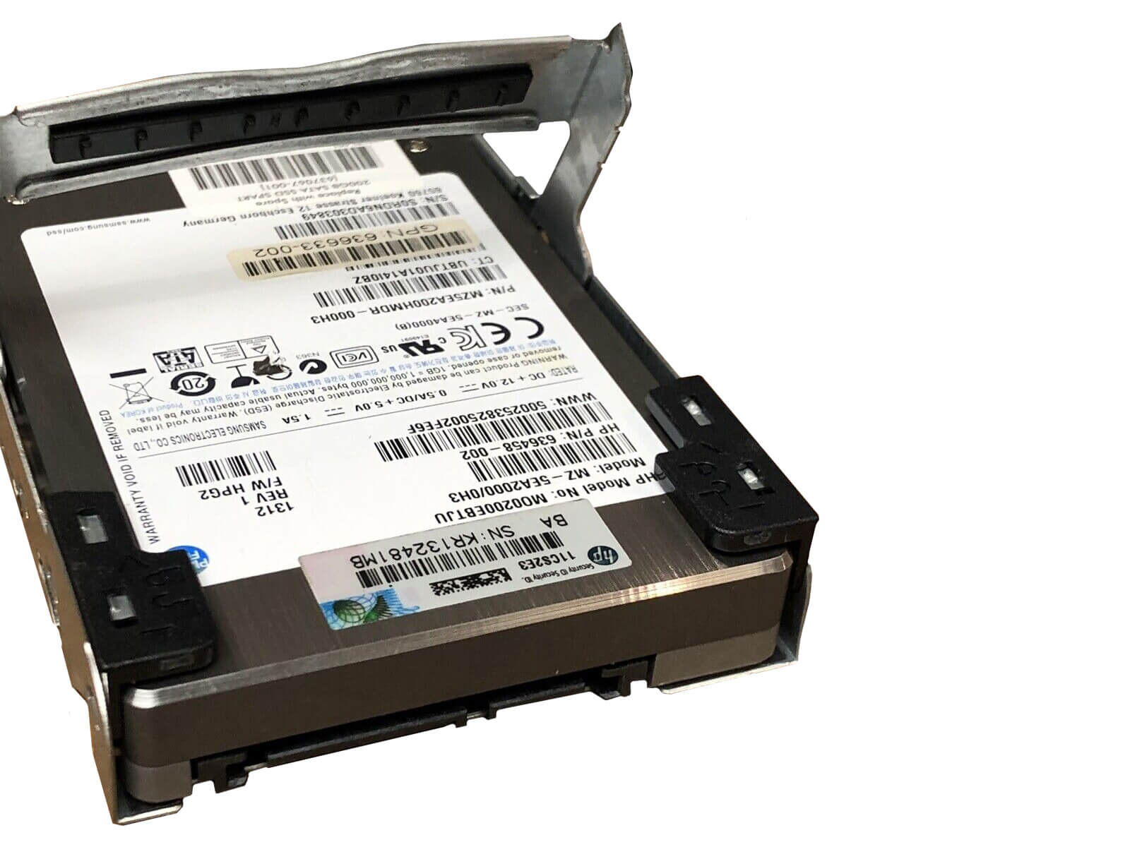 636458-002 200GB SATA 2.5" SFF MLC SSD Solid State Drive