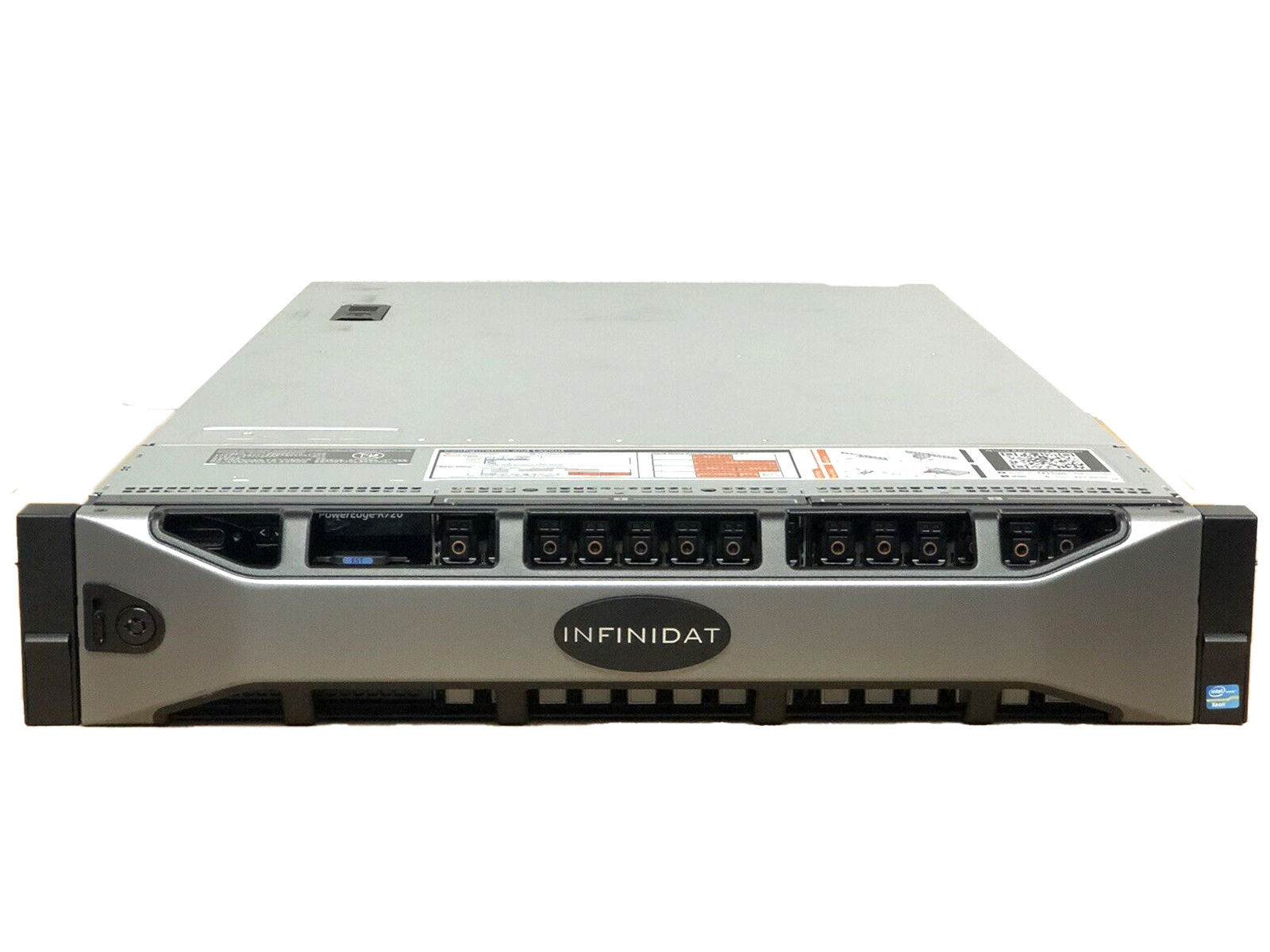 Dell OEMR R720 16 Bay 2x E5-2690V2 3GHz 10C 2x 960GB SSD 14x 600GB SAS 256GB RPS.