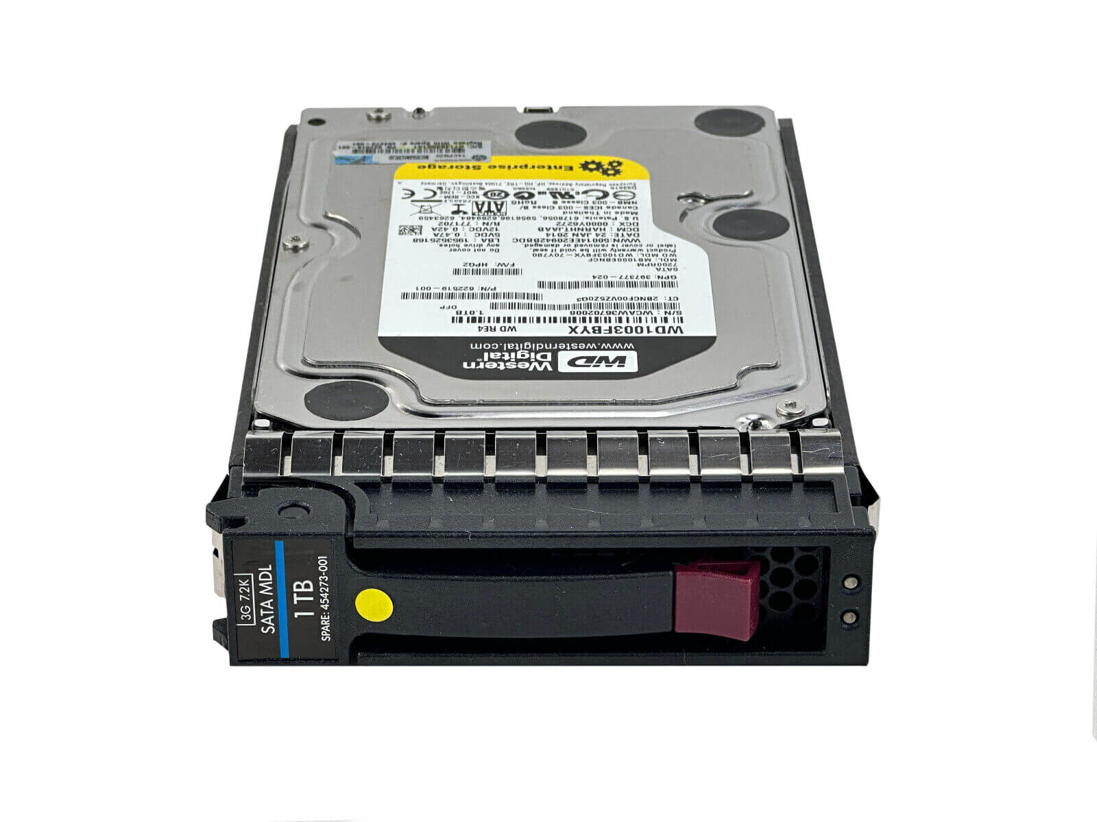 HP 454273-001 1TB SATA 3Gb/s 7.2K rpm 3.5" LFF SC MDL 512e HDD Hard Disk Drive