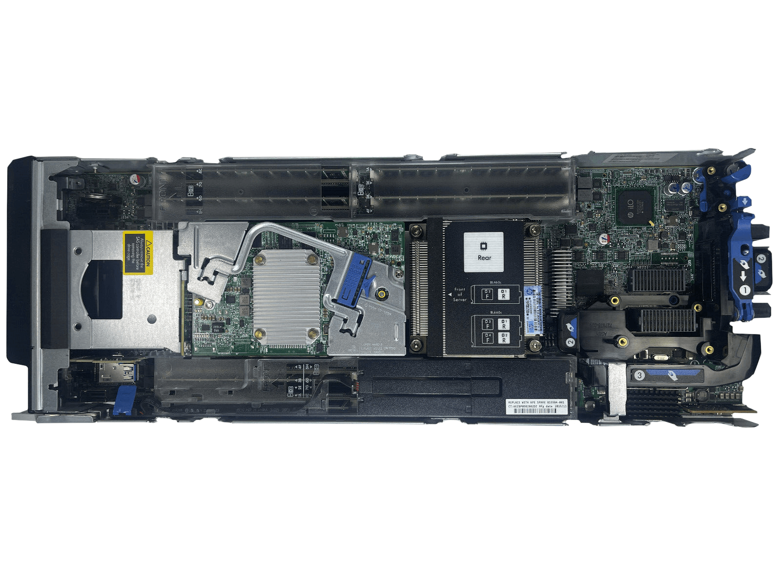 HPE BL460c Gen9 Blade Server 2SFF 2x 12C E5-2670 v3 256GB P244br 630FLB 10GbE.