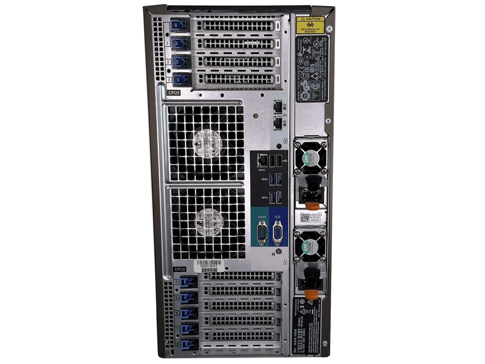 Dell T640 Tower Server 8x LFF Xeon 4112 32GB RAM PERC H740P 3.5 2x 750W PSU.