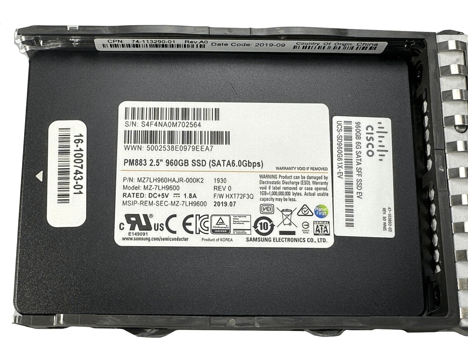 Cisco C240 M5 Server 24x SFF 2x 6150 768GB 240GB/375GB/960GB SATA/NVMe SSD 1600W.
