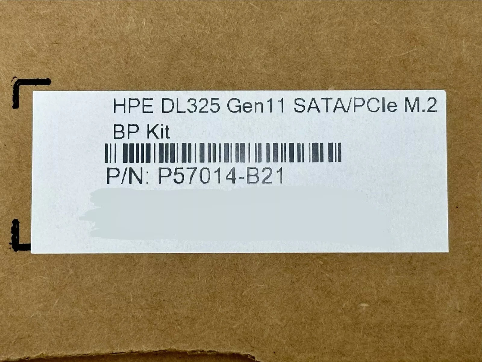 HPE ProLiant DL325 Gen11 SATA/PCIe M.2 Backplane Enablement Kit P57014-B21 BP