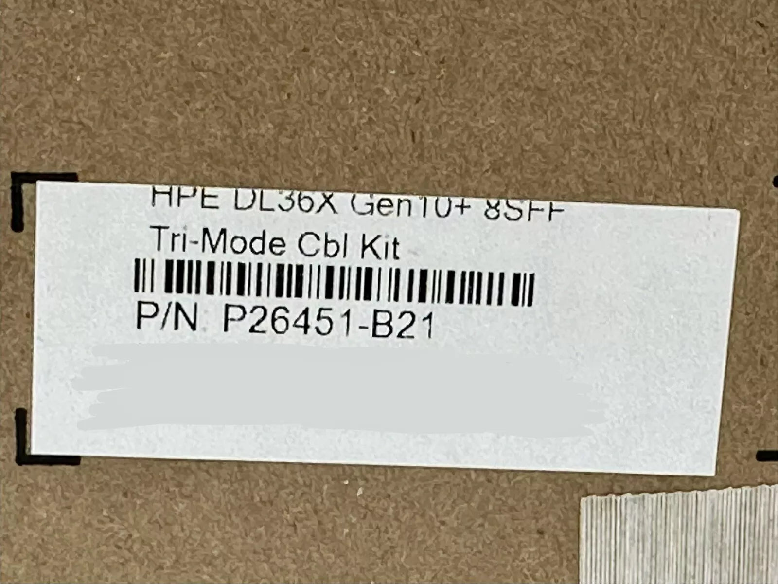 HPE ProLiant DL36X DL360 DL365 Gen10+ Plus 8SFF Tri-Mode Cable Kit P26451-B21