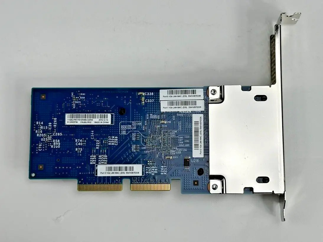 IBM Lenovo 00JY932 Intel i350-T4 1GbE 4-Port ML2 NIC FH bracket 00JY931 Adapter