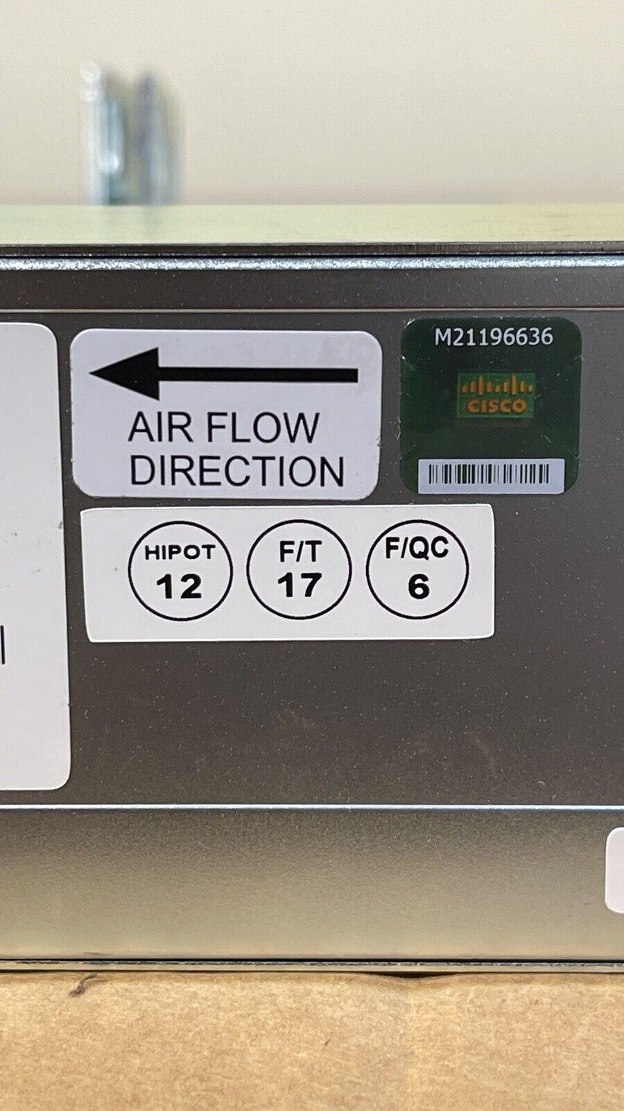 Cisco WS-C4500X-16SFP+ 16 Port 10GE Gigabit Switch 2x AC PSU F- B AF Port Intake