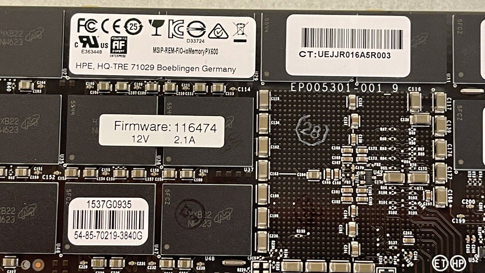 HPE 775679-001 2.6TB PCIe AIC HHHL Write Intensive MLC SSD Solid State Drive