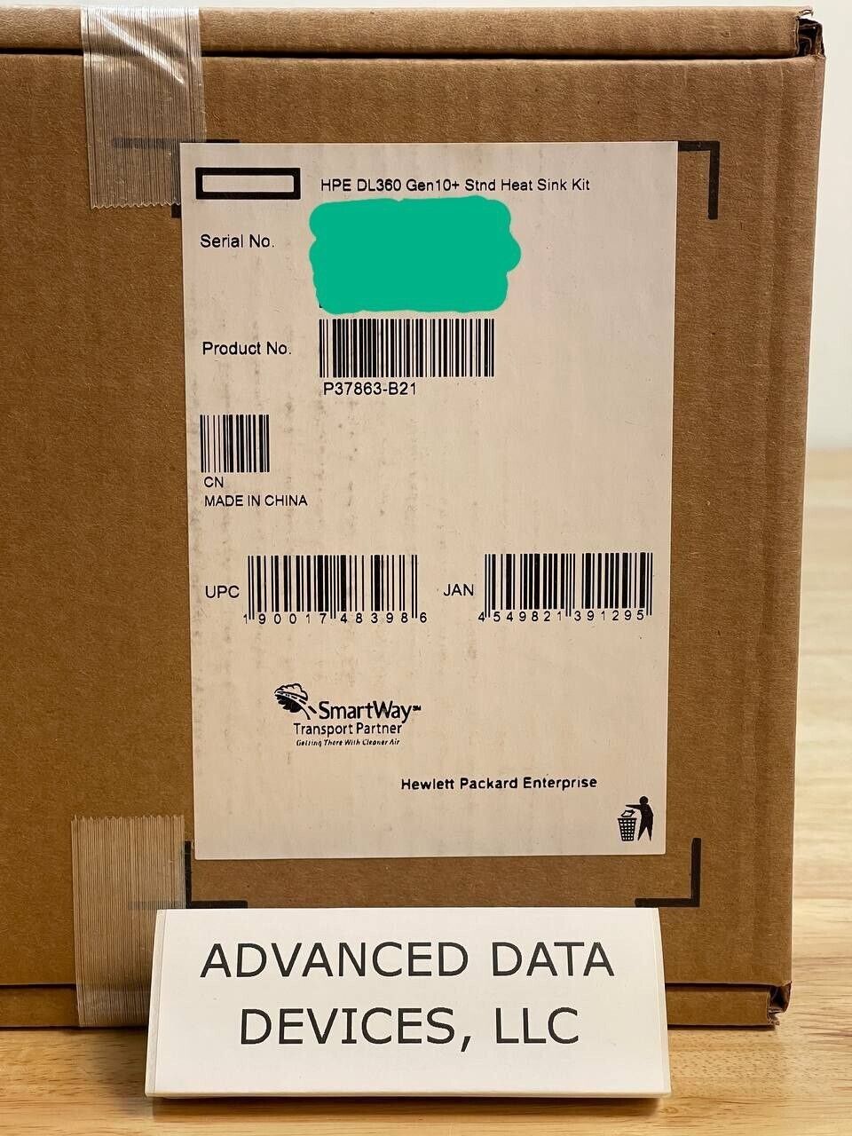 P37863-B21 HPE Proliant DL360 Gen10 Plus Standard Heat Sink Kit (Contains 1x HeatSink).