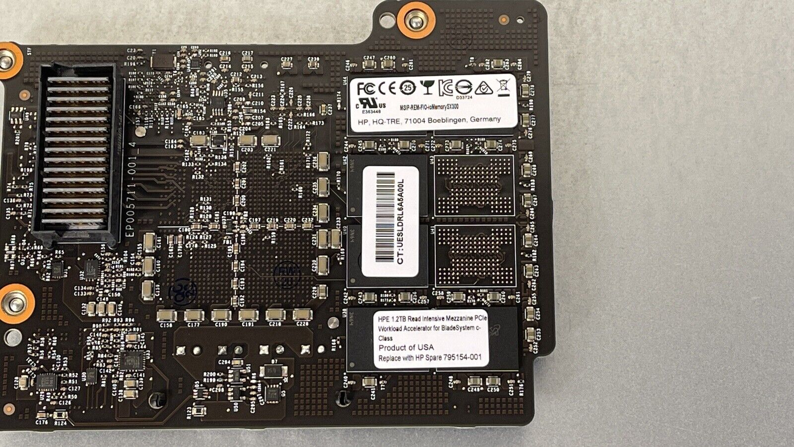 HP 794603-B21 1.2TB SanDisk ioMemory SX300-1200 MEZZANINE PCI-e SSD MLC 795154-001 Flash 98 - 100%.