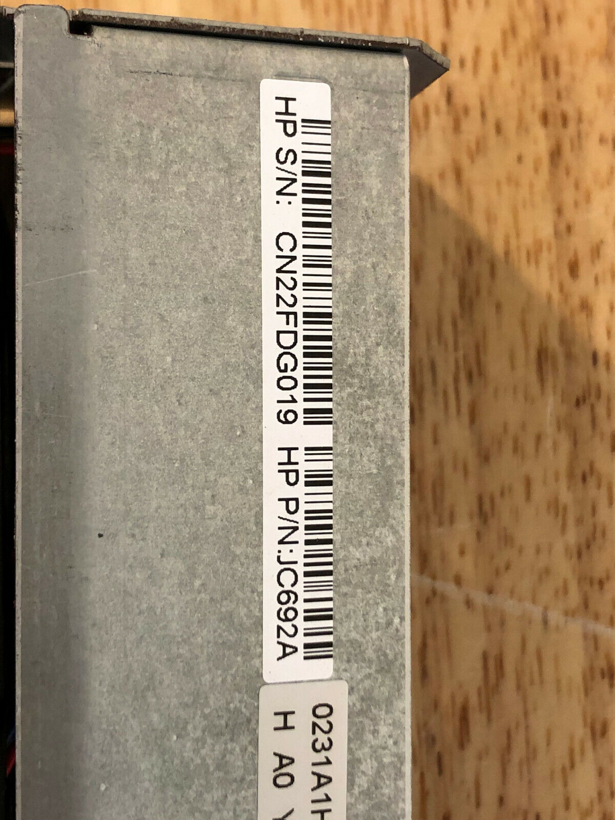 HP JC691A A5830 Series A5830AF Ethernet Switch 48x RJ-45 2x SFP+ Ports 2x PSUs.