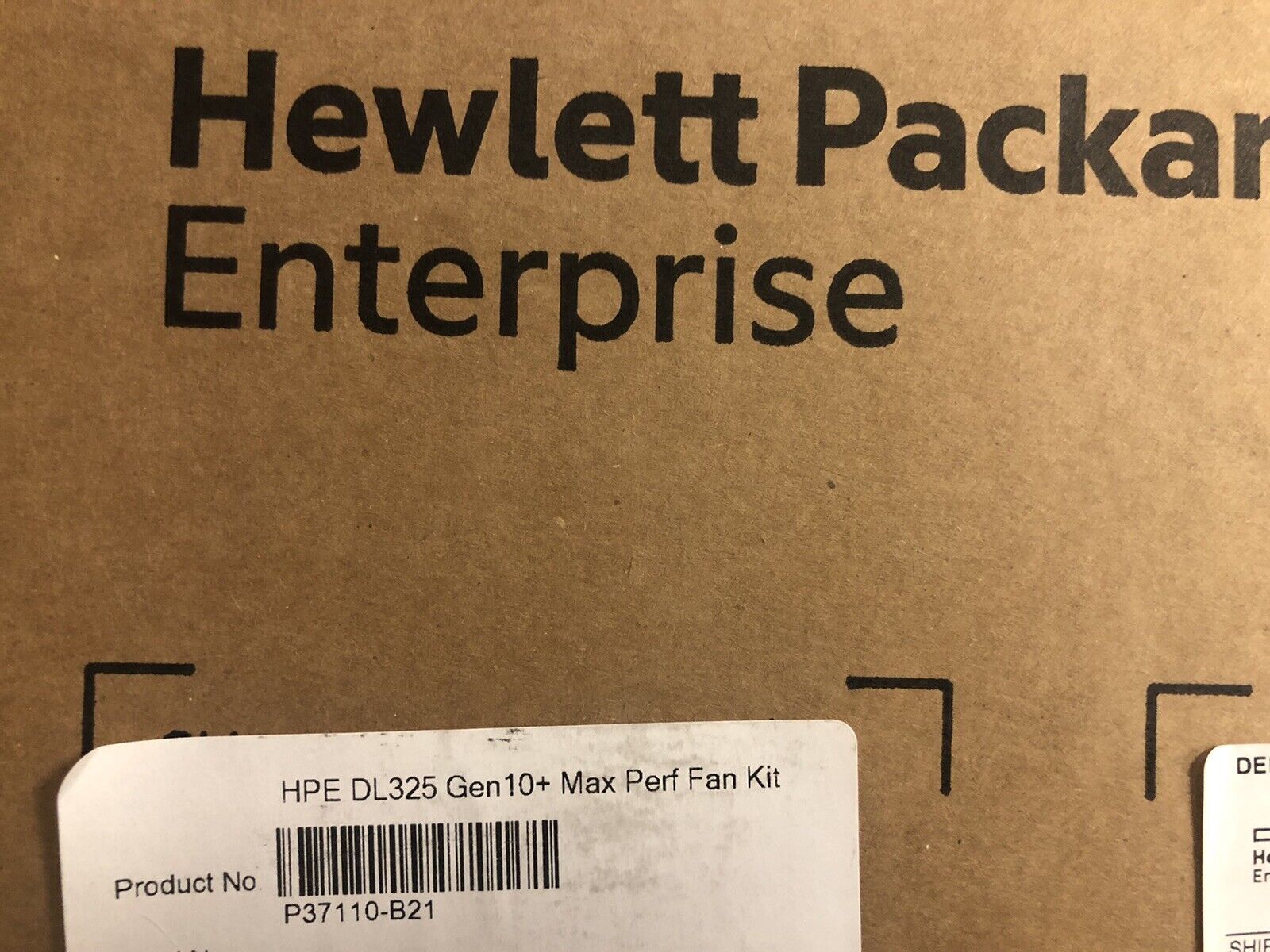 HPE P37110-B21 DL325 Gen10 Plus Maximum Performance Fan Kit ProLiant G10.