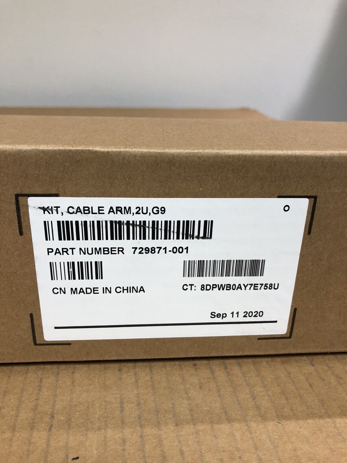 HP 729871-001 2U Cable Management Arm CMA Gen8 Gen9 Gen10 DL180 DL380 DL385 DL560 HPE SFF.