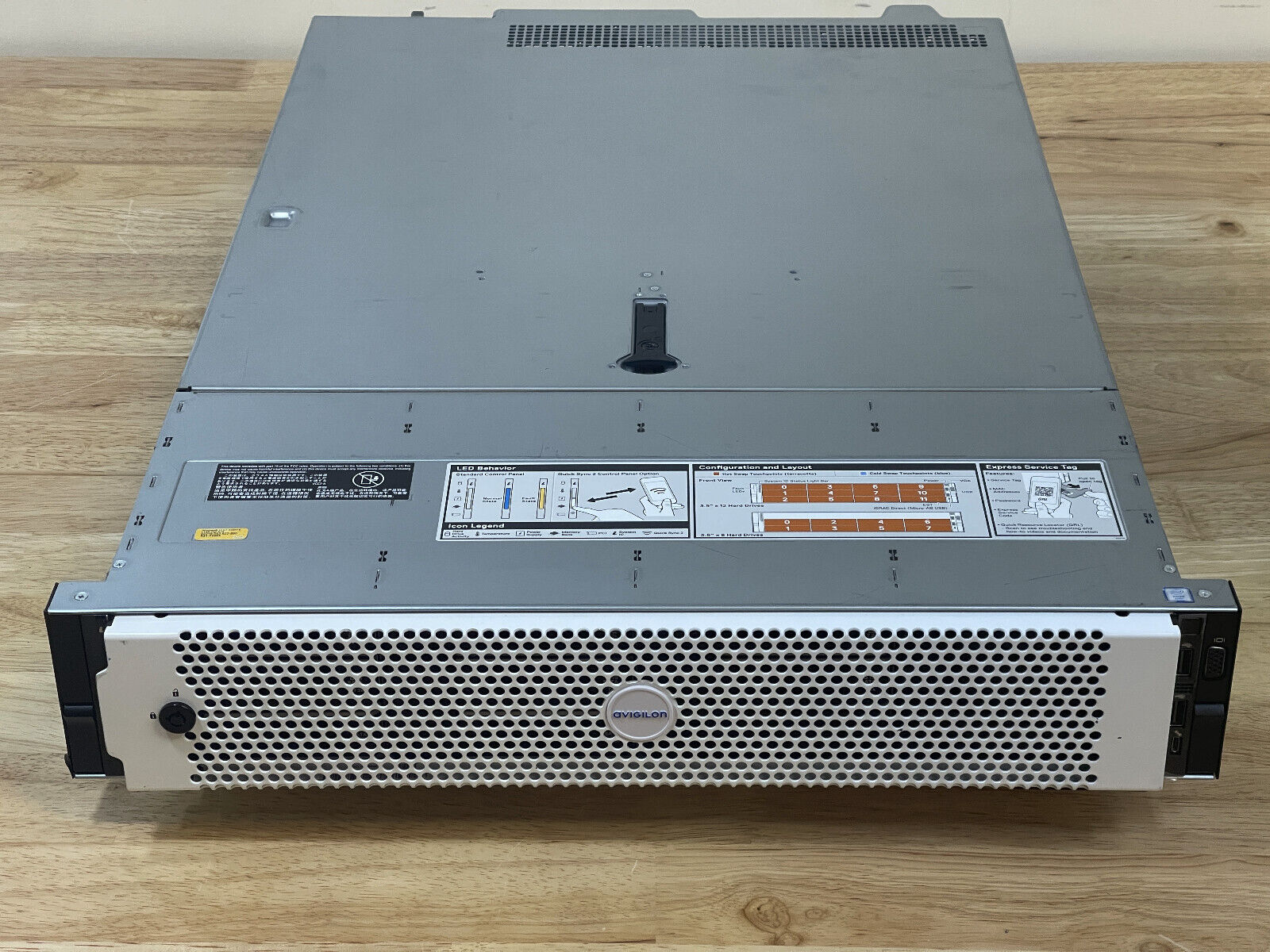 Avigilon HD NVR4X STD 48TB Network Video Recorder 70 Camera Enterprise Licensed HD-NVR4-STD-48TB.