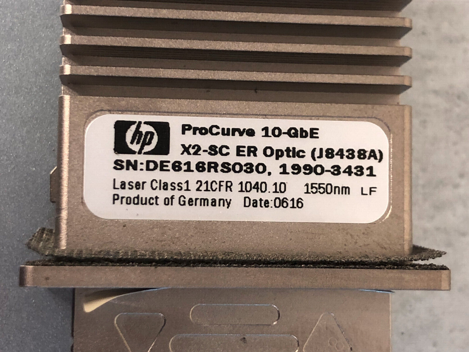 HP J8438A ProCurve X131 10G X2 SC-SC ER Single-Mode SMF 1550nm 40km Transceiver