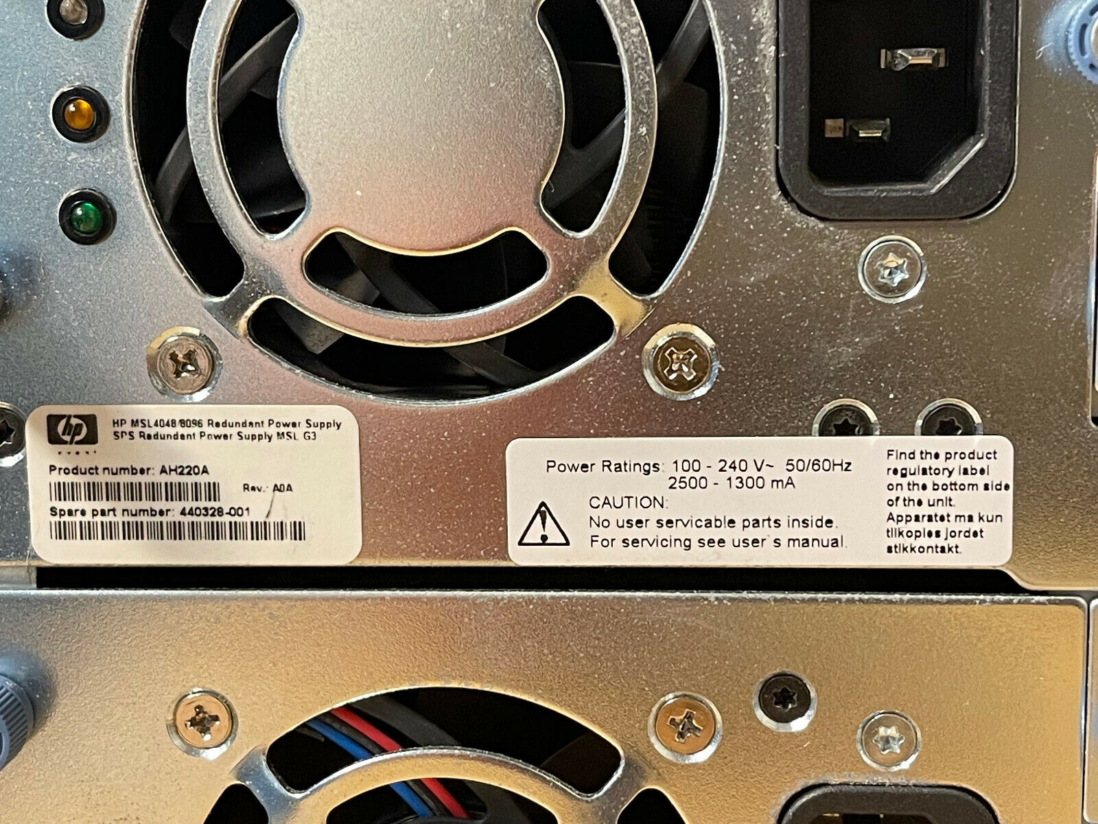 HPE StoreEver MSL4048 48-Slot LTO Tape Autoloader Library 4x LTO-5 HH SAS AK381A.