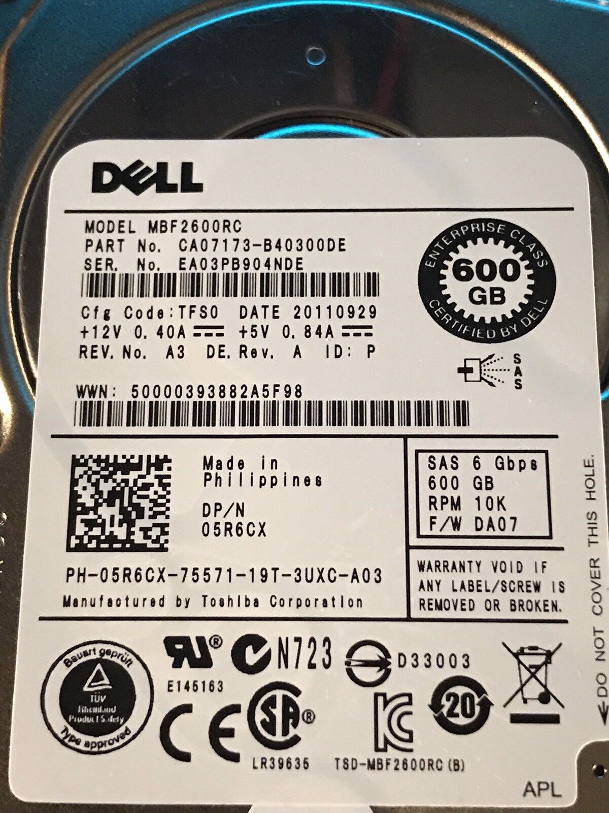 Dell PowerVault MD1220 24x 600GB 10K SAS Storage 2x EMM 14TB 2x PSU Bezel Rails.