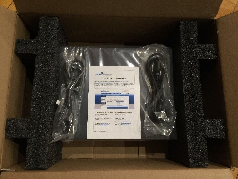 B&B Electronics iMediaChassis/6-2AC 6-SLOT 2x PSU Media Converter Chassis IMCV.