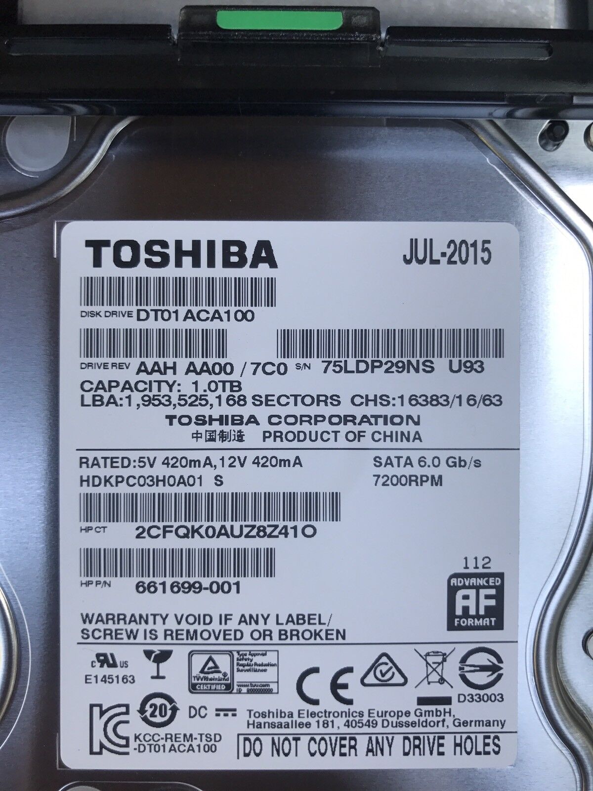 HP Z640 Workstation 1x 1.90GHz Xeon E5-2609V3 8GB DDR4 256GB SSD 1TB W7Pro K620.