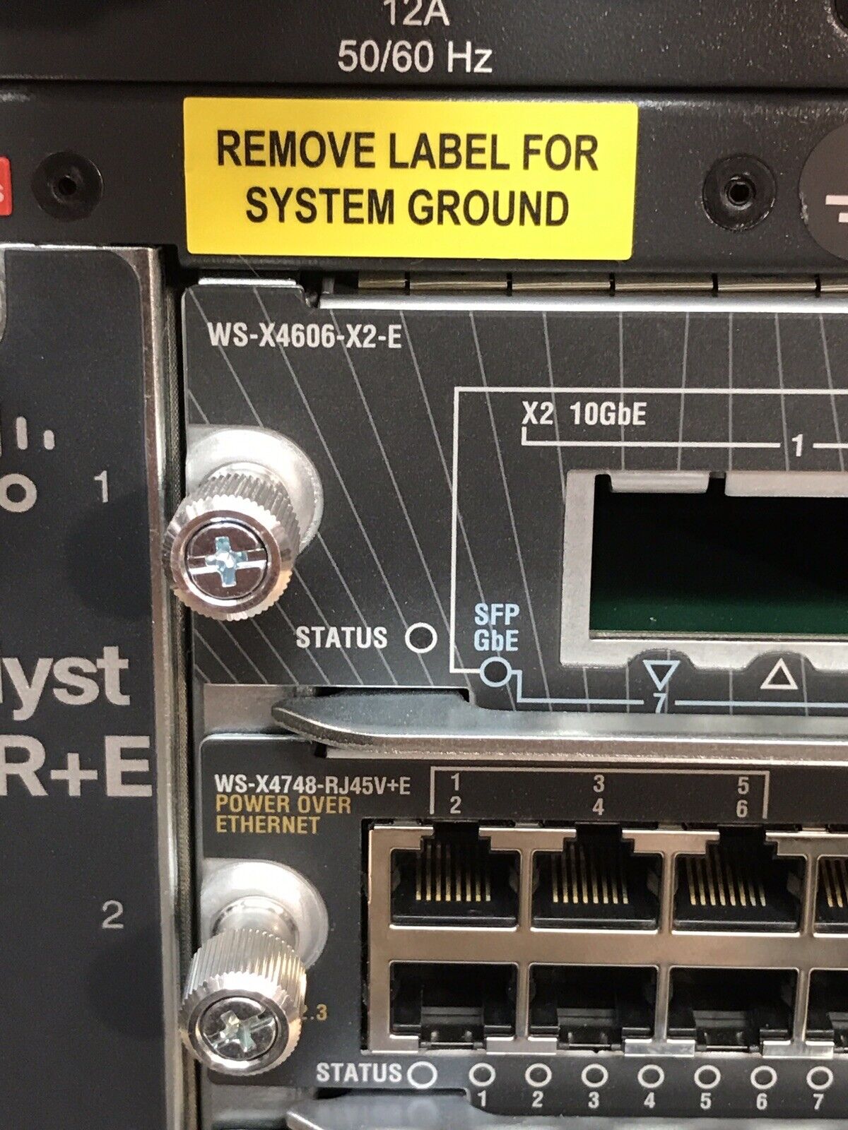 Cisco Catalyst C4510R+E WS-X45-SUP7-E X4606-X2-E X4748-RJ45V+E UPOE PoE 4200ACV.