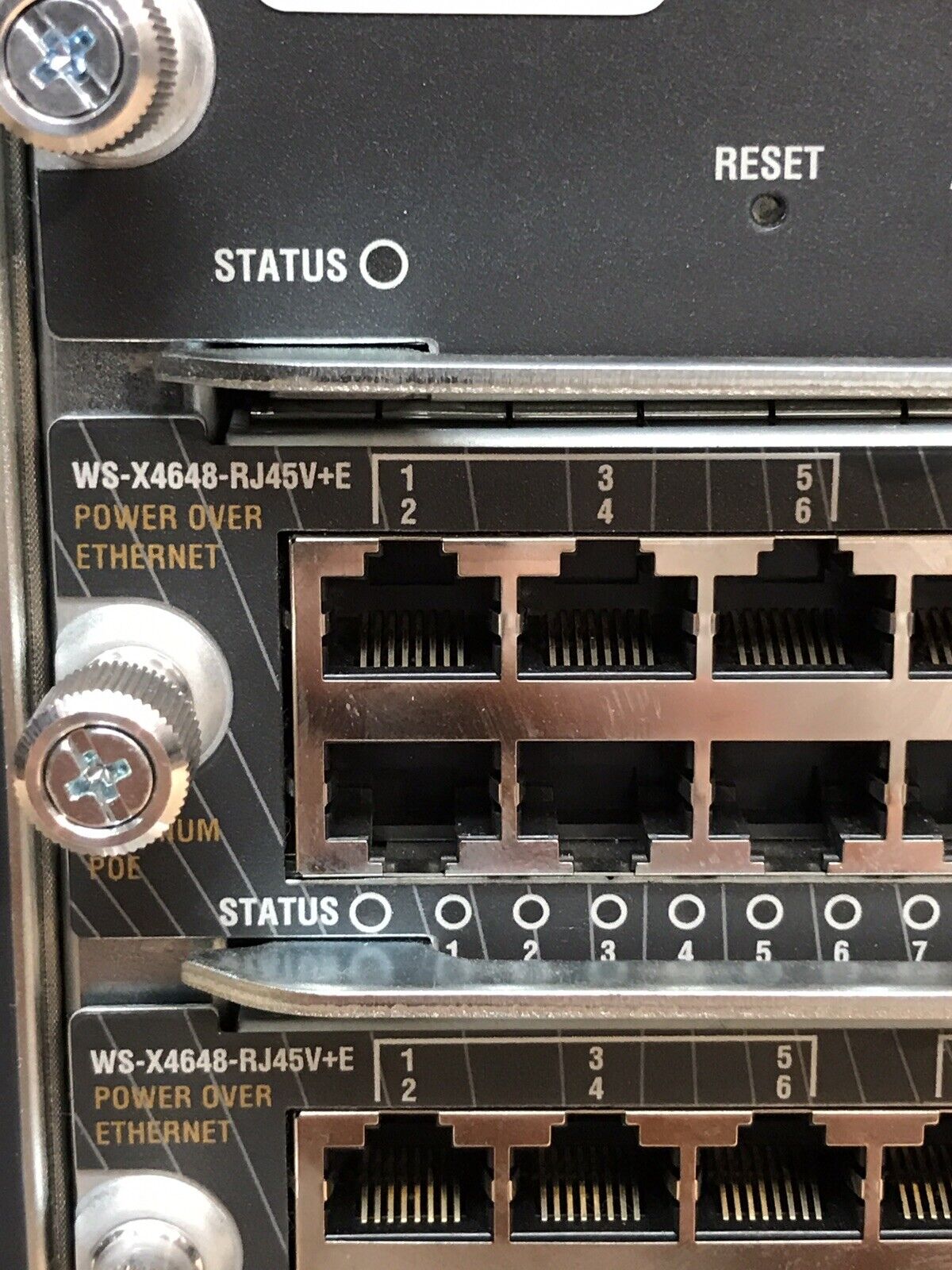 Cisco Catalyst C4510R+E WS-X45-SUP7-E X4606-X2-E X4748-RJ45V+E UPOE PoE 4200ACV.