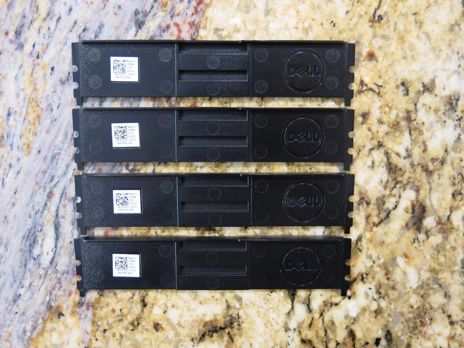 Lot of 4 Dell PowerEdge Precision RAM Blank Filler DDR3 DDR2 052P2C U701F GH710