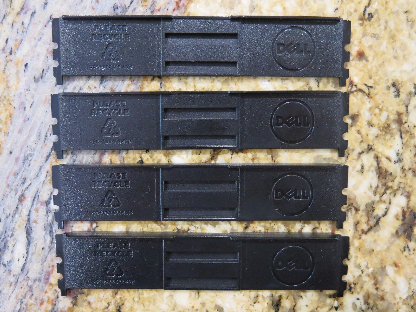 Lot of 4 Dell PowerEdge Precision RAM Blank Filler DDR3 DDR2 052P2C U701F GH710