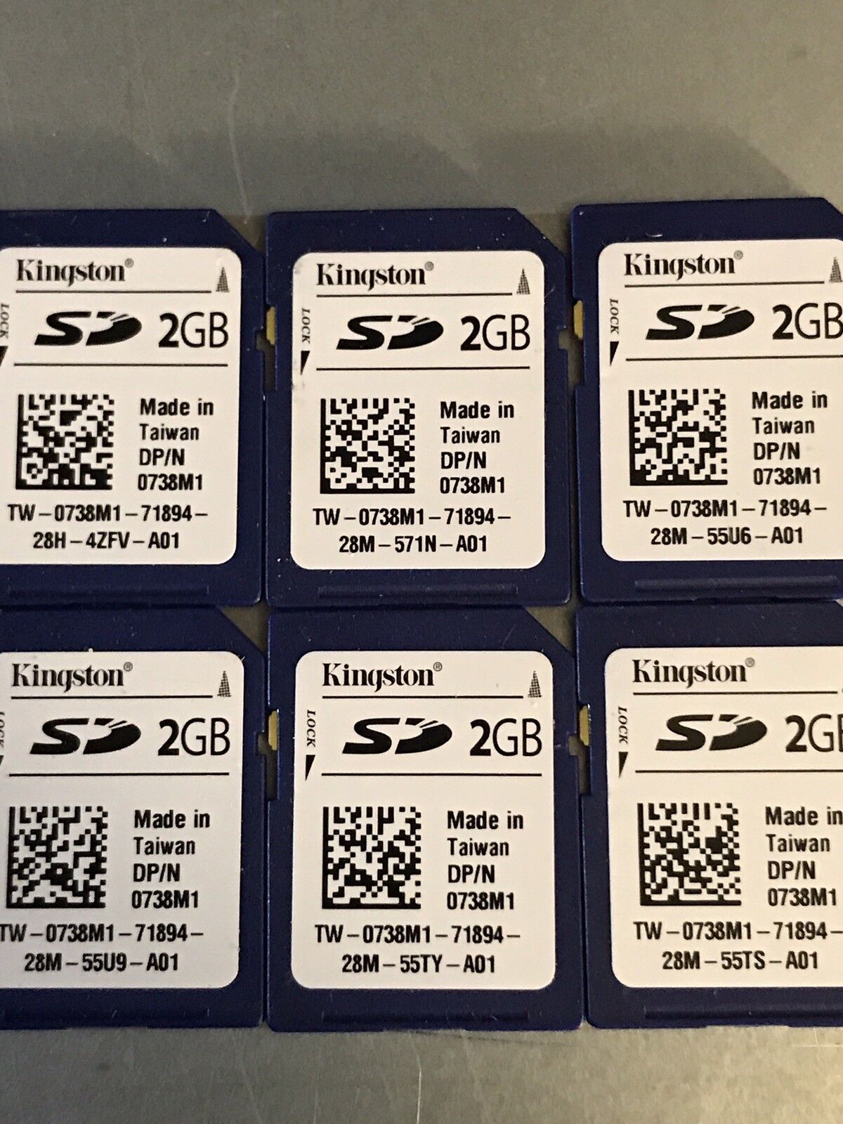 Dell Genuine 0738M1 Kingston 2GB 738M1 Flash SD Card Memory for Dual SD module.