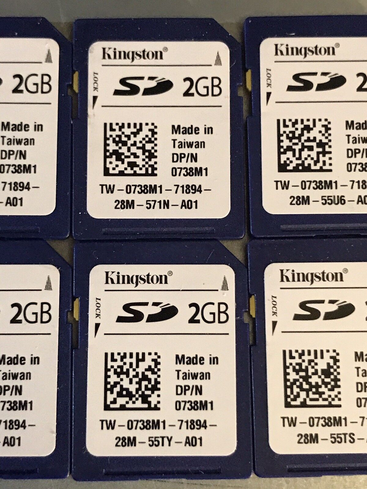 Dell Genuine 0738M1 Kingston 2GB 738M1 Flash SD Card Memory for Dual SD module.