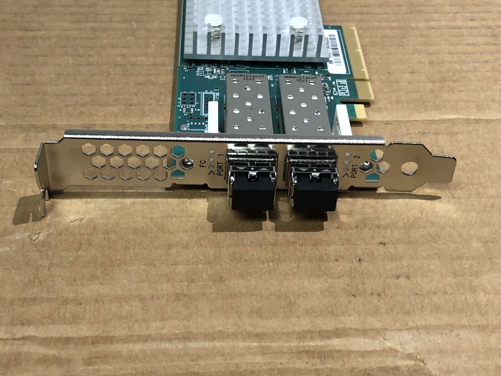 Dell 0CK9H1 QLogic QLE2692 Dual Port Fibre Channel 16Gb PCI-e 3.0 HBA FC FH with SFP+.