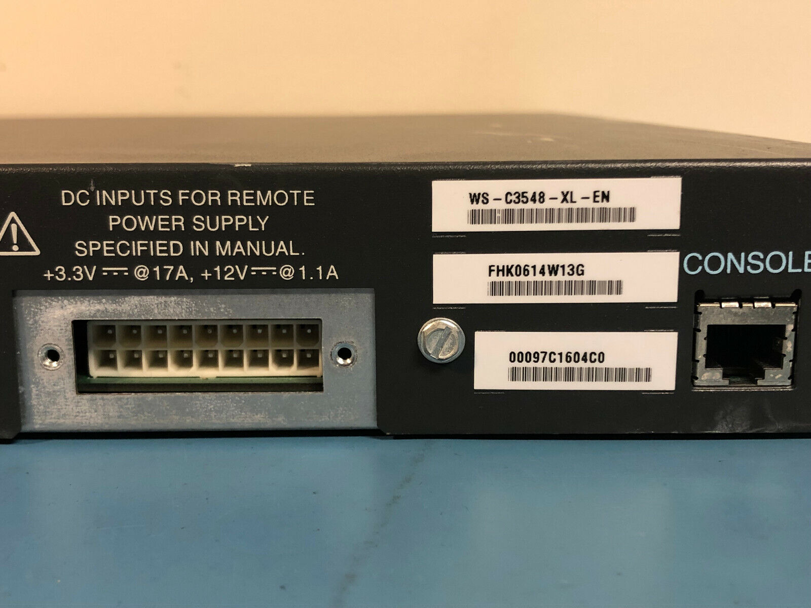 Cisco Catalyst 3548 WS-C3548-XL-EN Ethernet Switch 48x 10/100 RJ45 2x 1Gb GBIC.