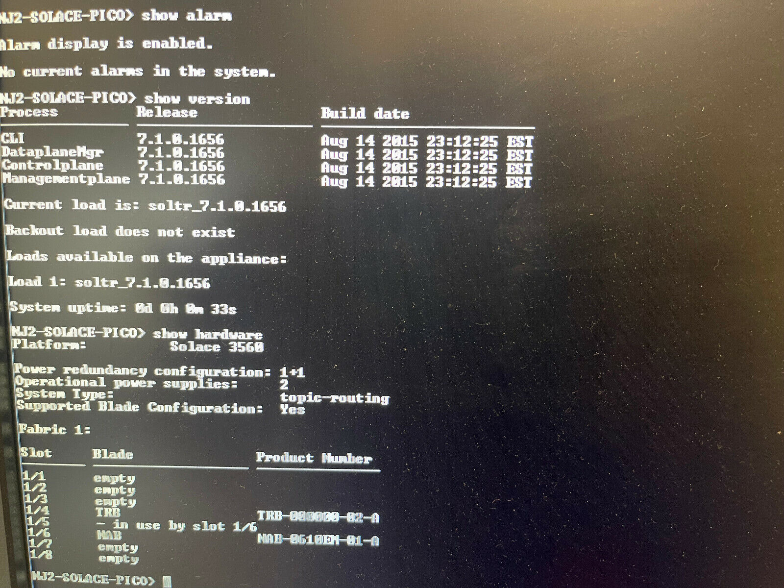 Solace PubSub+ 3560 Event Message Broker Appliance 6x 10GbE NAB TRB Cloud IoT.