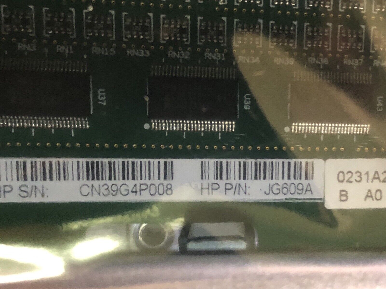 HP JG609A FlexFabric 11900 Switch Series Main Processing Unit.