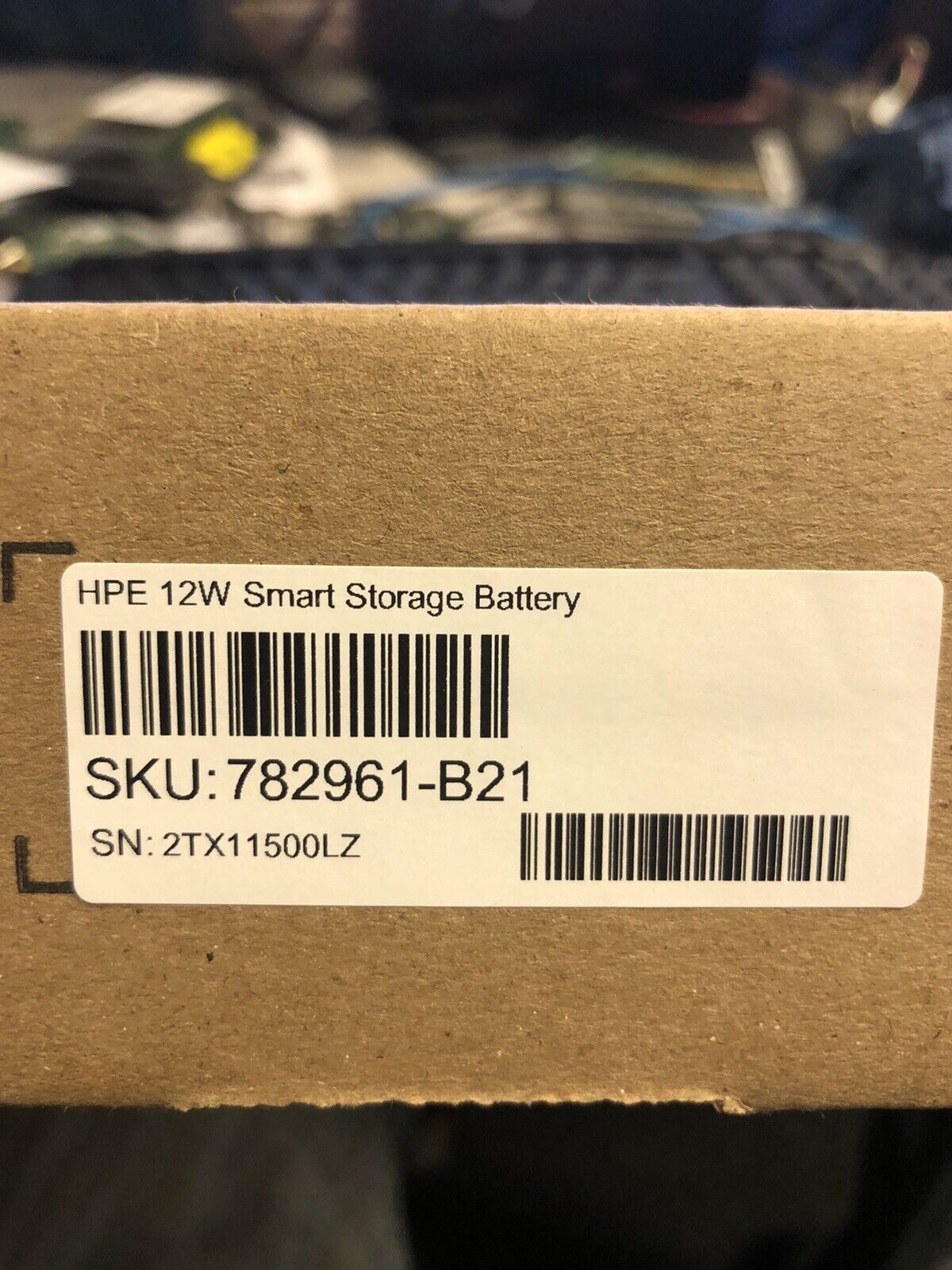 HPE 12W 782961-B21 HP Smart Storage Battery DL325 Gen10 Plus and V2 DL20 3.38Wh.