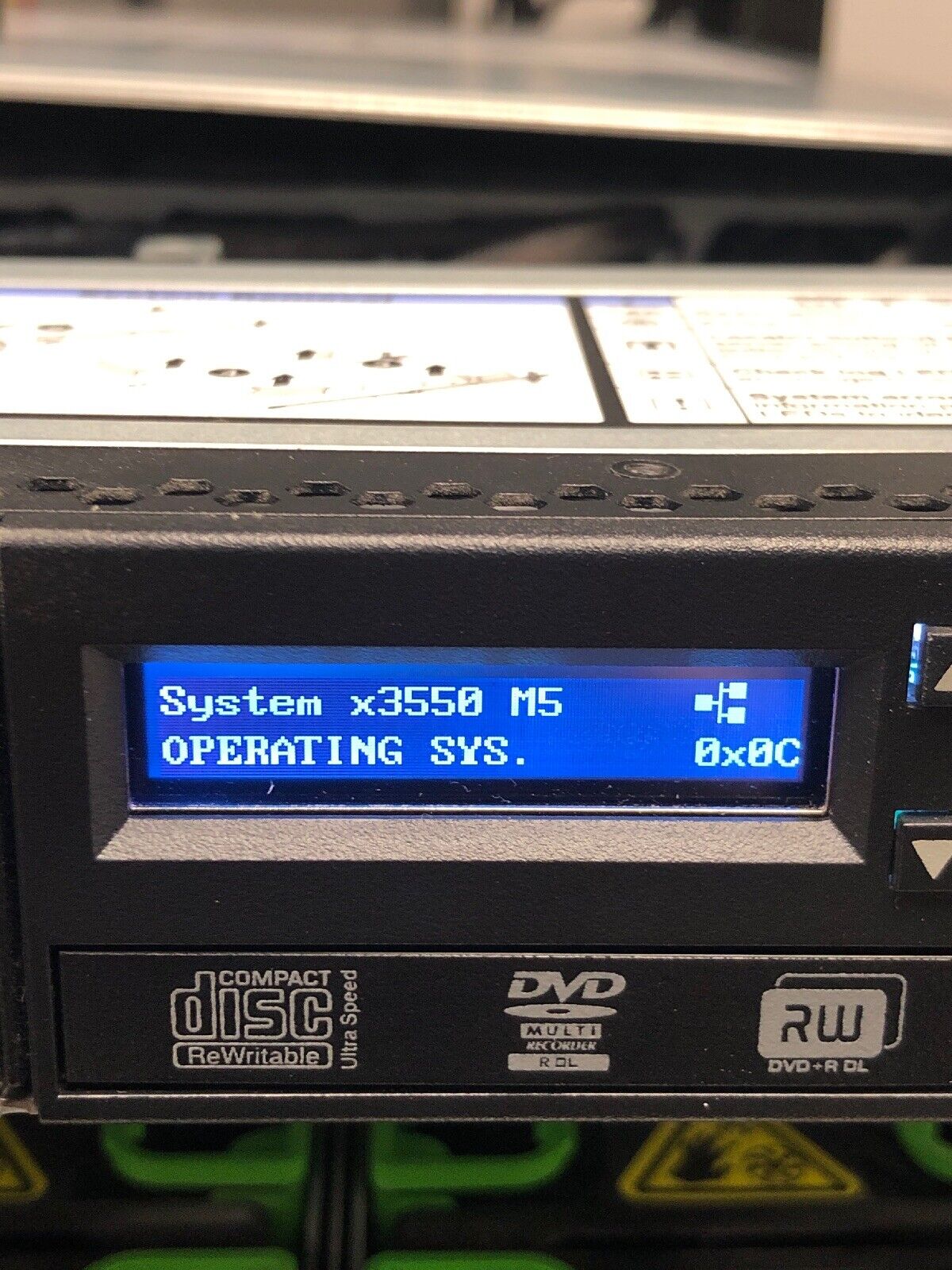 IBM x3550 M5 Server E5-2620V3 32GB 8x SFF M5210 1GB 1x 550W PSU Adv LED Panel.