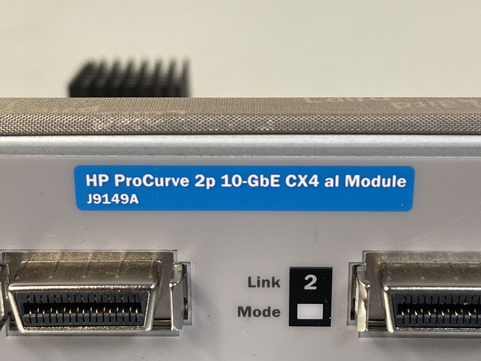 HP J9149A HPE ProCurve 2P 2-Port 10GbE CX4 AL Module 5070-5088 2910 Series B-4907-D3.
