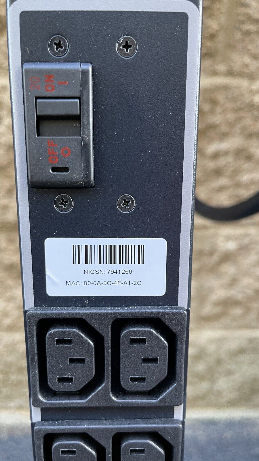 Server Technology STV-3206C Sentry Rack PDU 0U 36x C13 6x C19 30A 208V L6-30P.