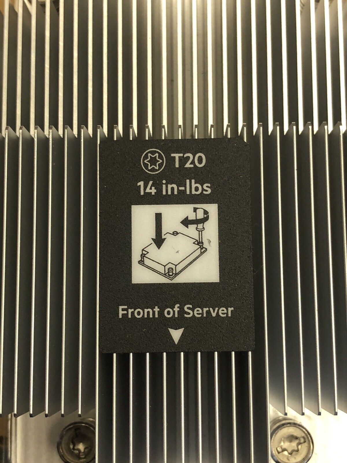 HPE ProLiant P16635-001 DL385 Gen10 Standard 2U Heatsink Can be used also on Gen10 Plus/V2.