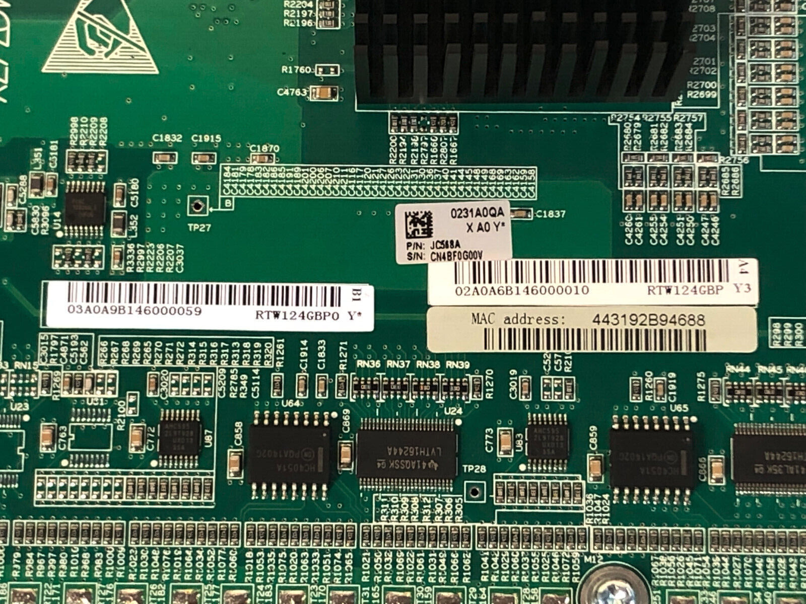 HP 6600 24-Port GbE 100/1000 SFP Service Aggregation Platform Module JC568A SAP-24GBP.