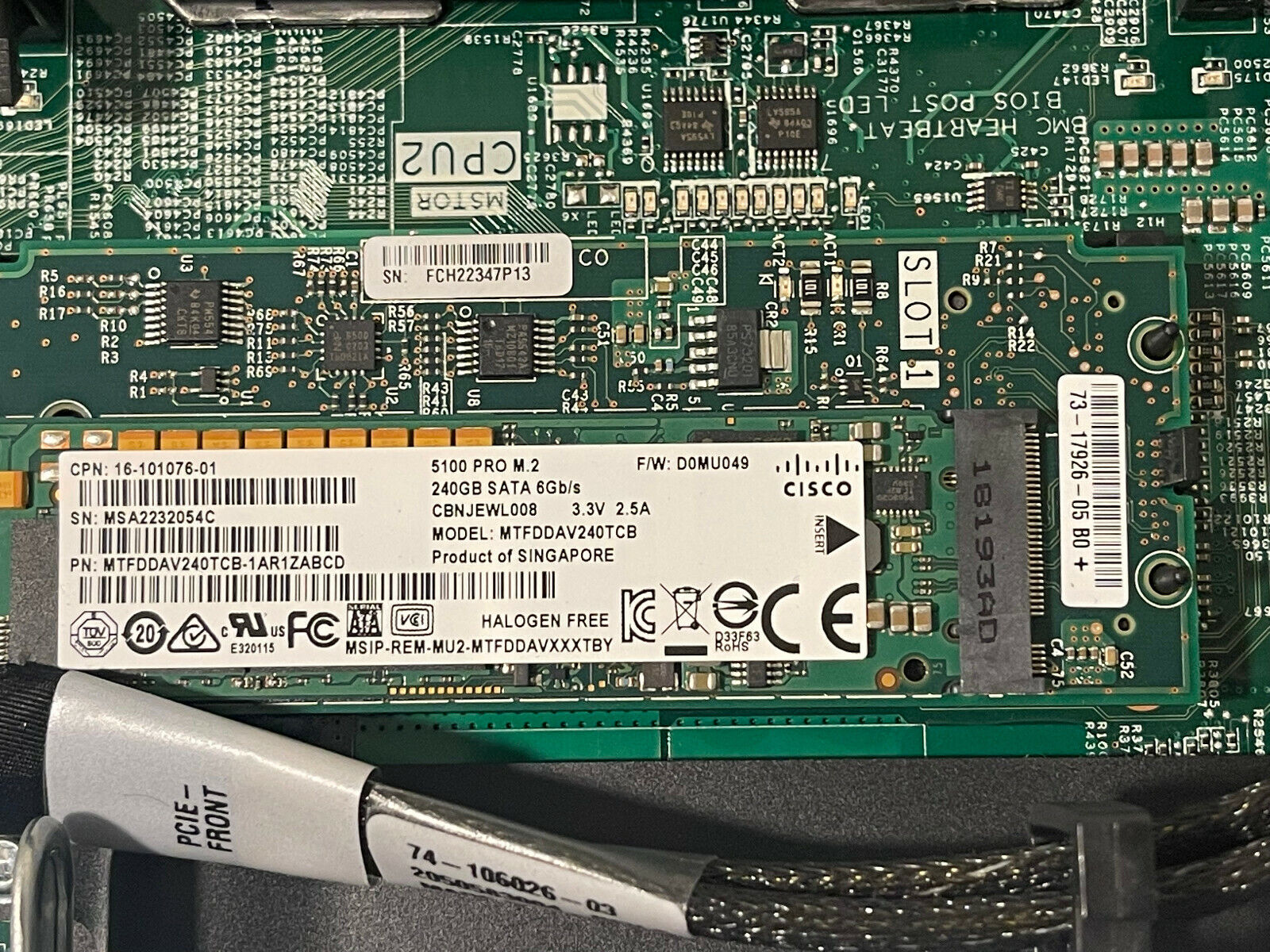 Cisco HyperFlex HX220c M5 Server 2x Xeon 8168 24-core 384GB 8.5TB SSD 2x 1050W