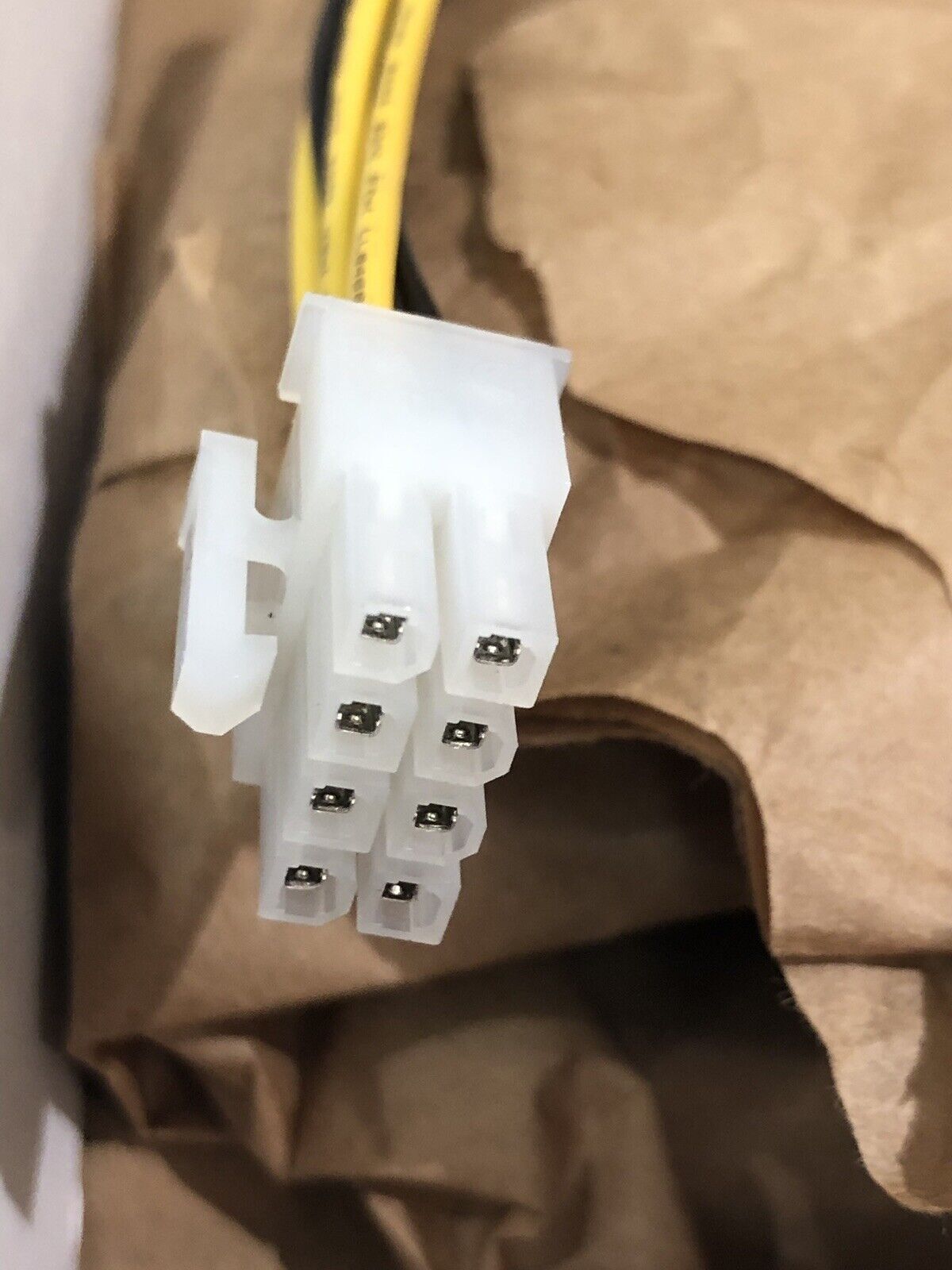 SuperMicro CBL-PWEX-0665 PCIe 8 pin to CPU/GPU 8p for K80/M60/M40/P100/P40 30cm.