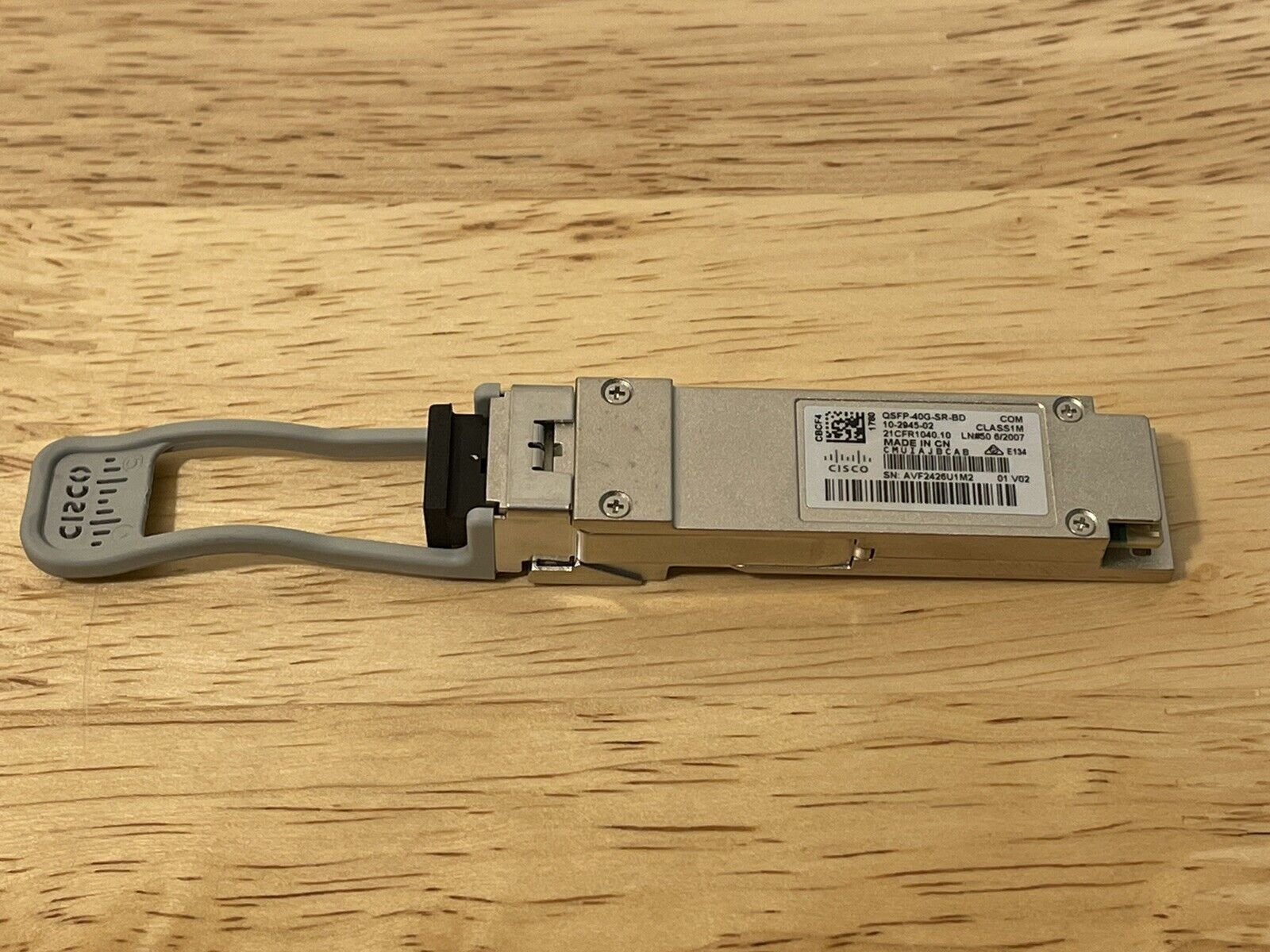 Genuine Cisco QSFP-40G-SR-BD 40GBASE-SR-BiDi Duplex MMF QSFP+ Module 10-2945-02.