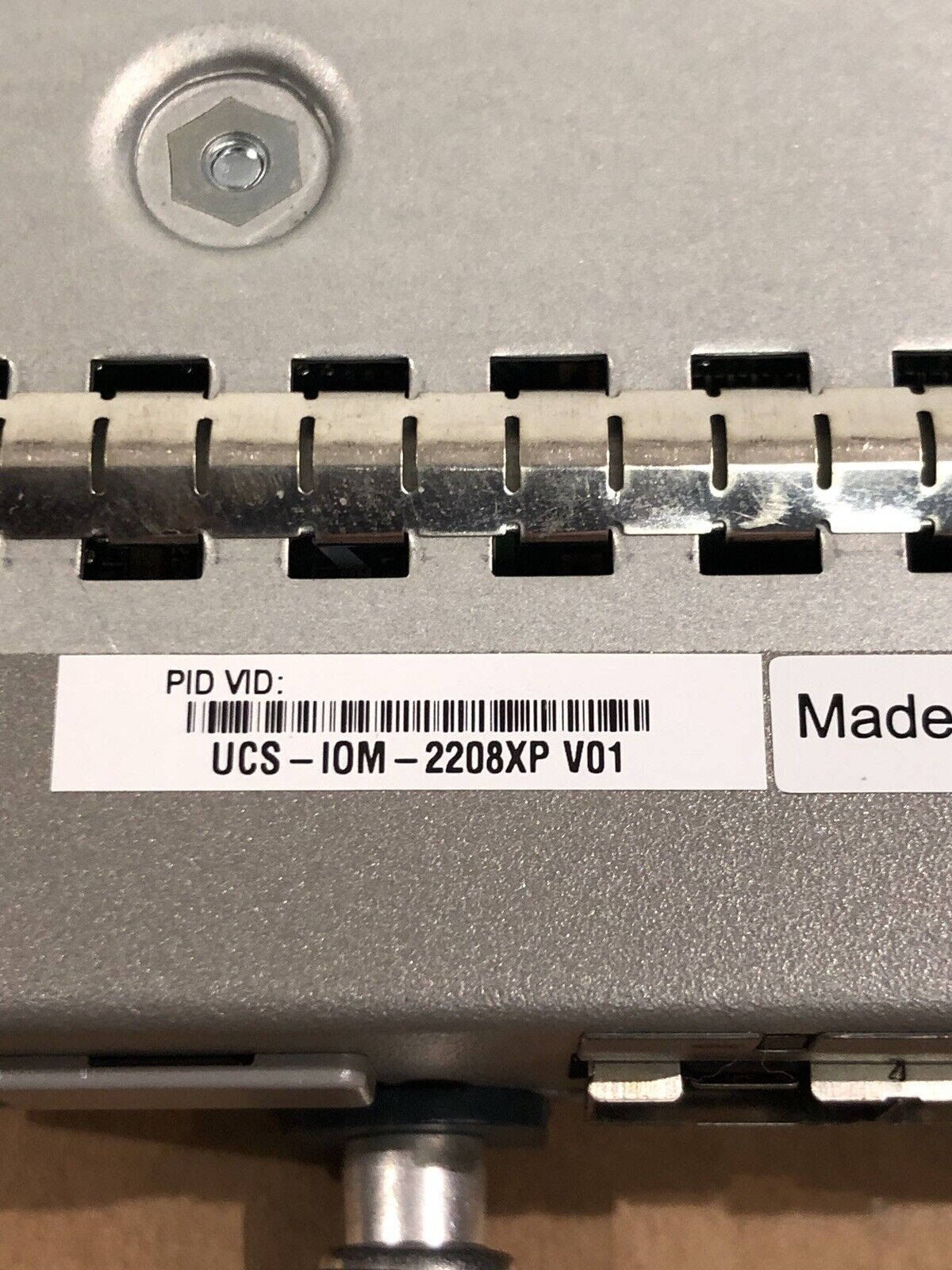 Cisco UCS-IOM-2208XP 8-Port 10GbE Fabric I/O Extender for UCS 5108 Chassis 10G.