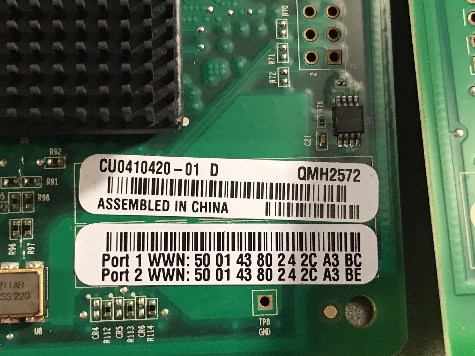 HP QMH2572 Updated with latest firmware 651281-B21 2 Port 8Gb FC Host Bus Adapter HBA.