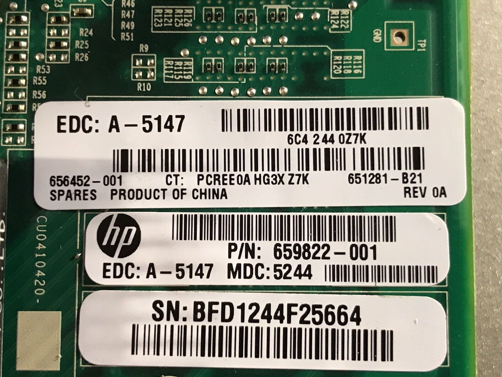 HP QMH2572 Updated with latest firmware 651281-B21 2 Port 8Gb FC Host Bus Adapter HBA.